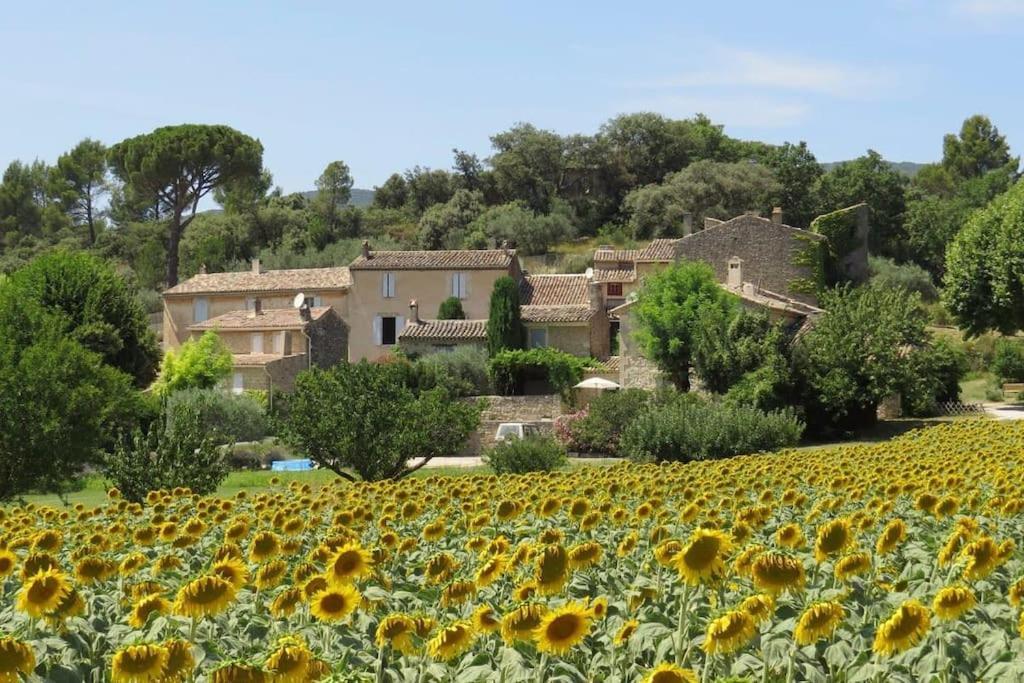 Les Tarraiettes Au Pied Du Luberon Villa Lourmarin Exteriör bild